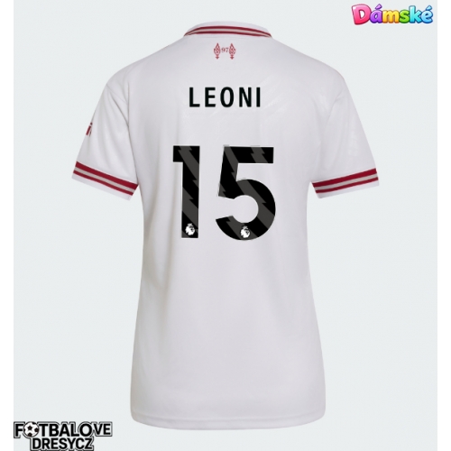 Liverpool Giovanni Leoni #15 Dámské Venkovní Dres 2026-27 Krátký Rukáv Liverpool Giovanni Leoni #15 Dámské Venkovní Dres 2026-27 Krátký Rukáv